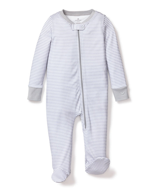 Grey Stripes PJ Romper