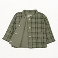 Load image into Gallery viewer, Quilted Olive Button Jacket