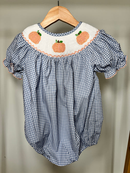 Girl Pumpkin Trio Bubble