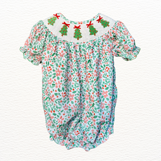 Christmas Tree Floral Bubble