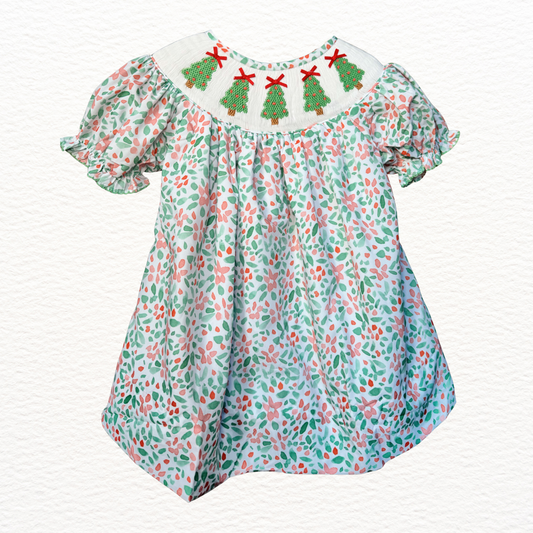 Christmas Tree Floral Dress