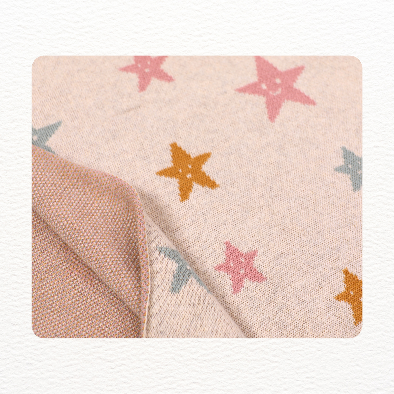 Organic Cotton Baby Blanket - Stars