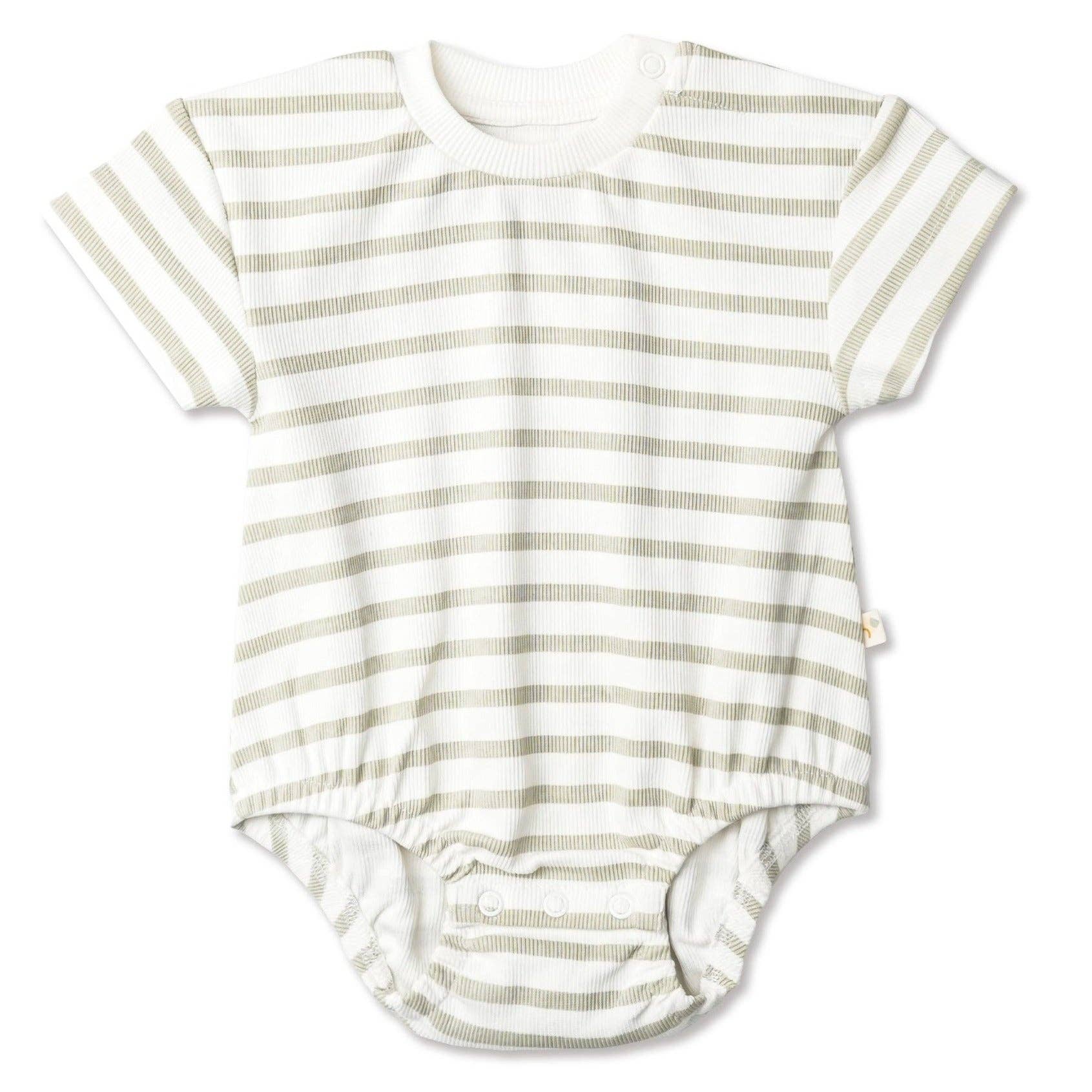 Sage Stripes Romper