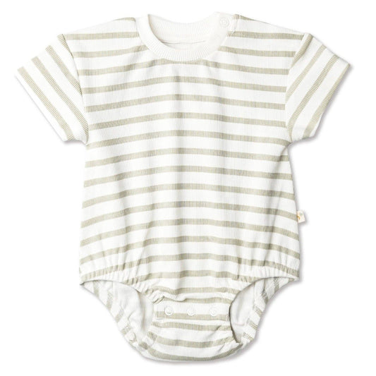 Sage Stripes Romper