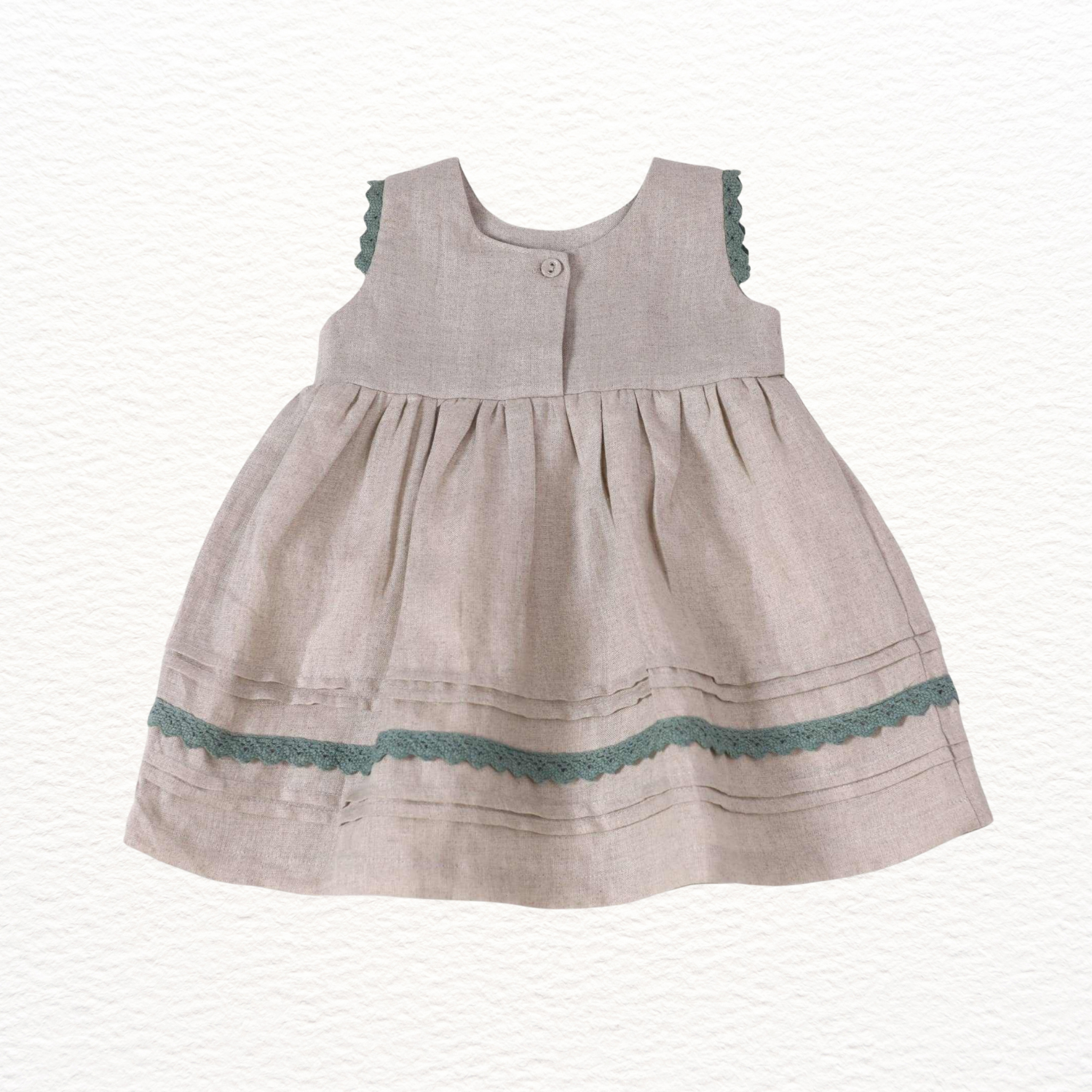 Sylvie Linen Baby Dress