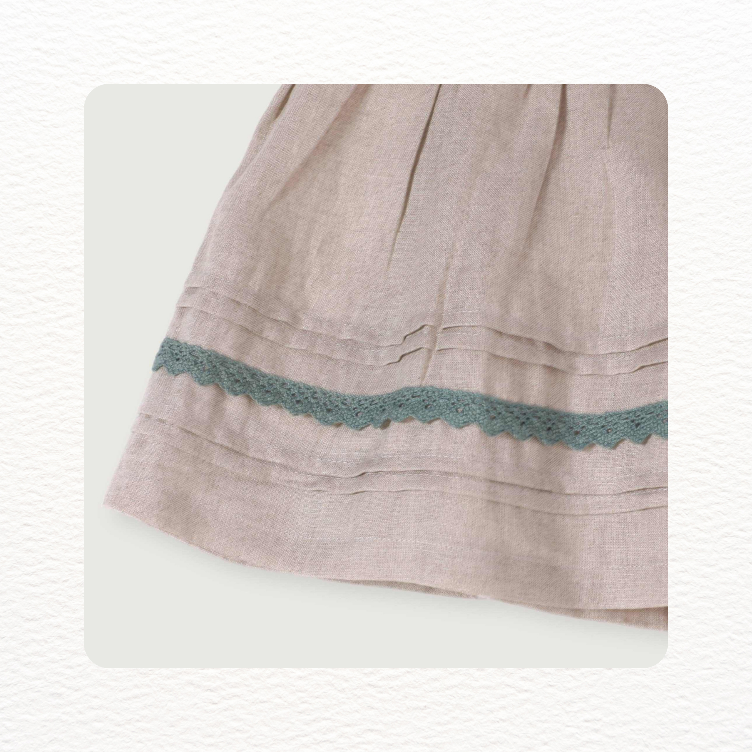 Sylvie Linen Baby Dress