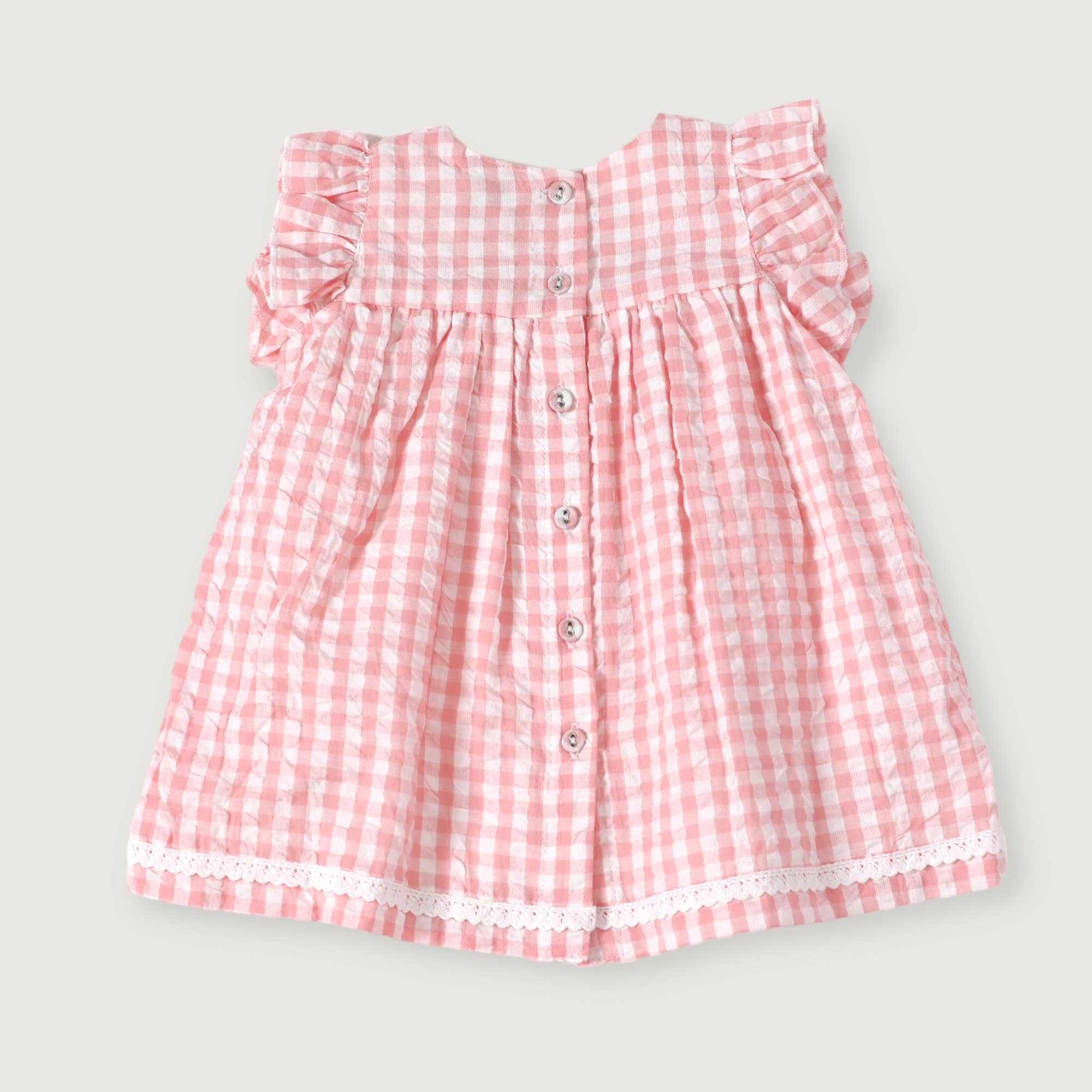 Sophie Seersucker Gingham Dress