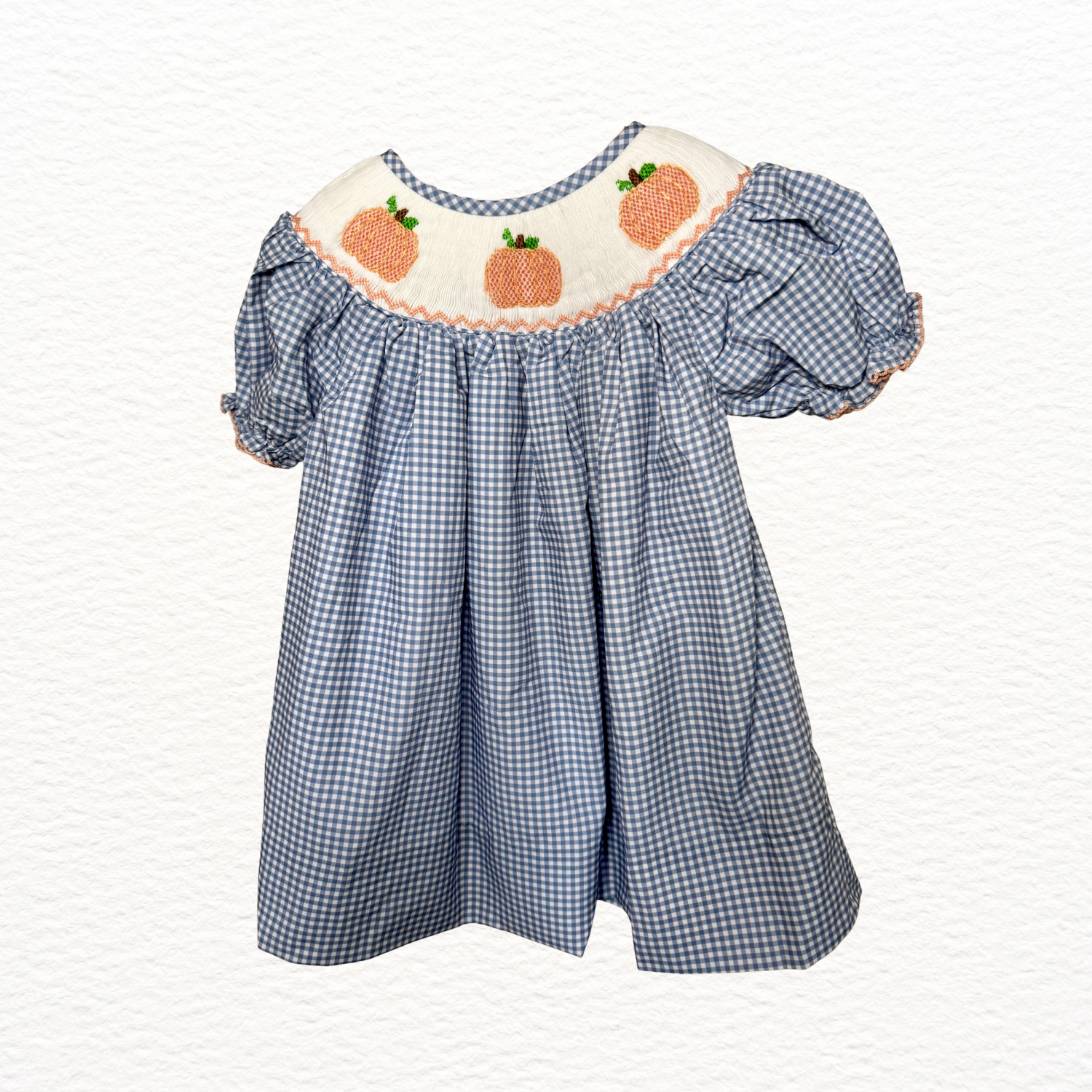 Girl Pumpkin Trio Dress
