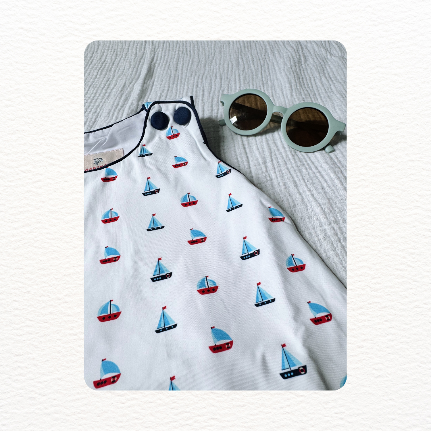 Sailboat Knit Shortall