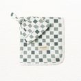 Load image into Gallery viewer, Chequered Swaddle & Hat
