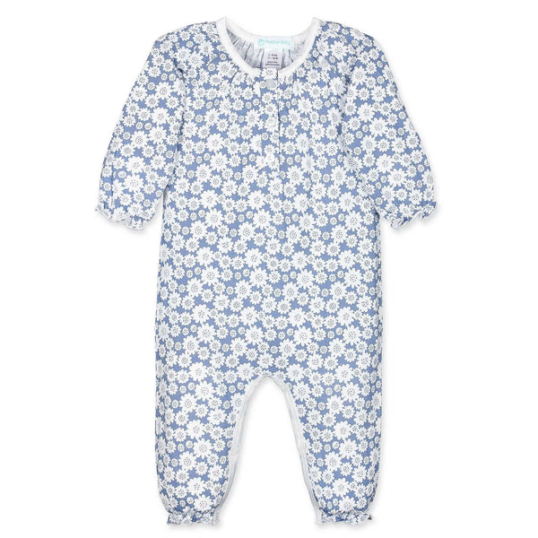 Blue Daisies Pima Romper