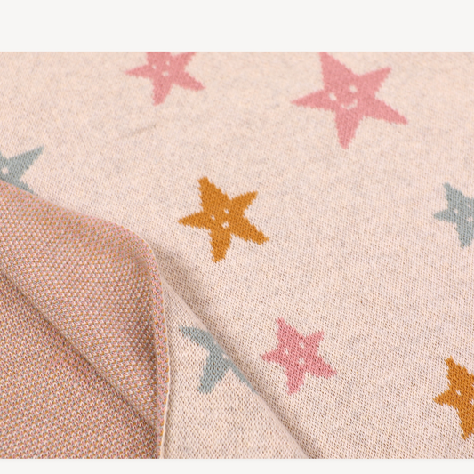 Organic Cotton Baby Blanket - Stars