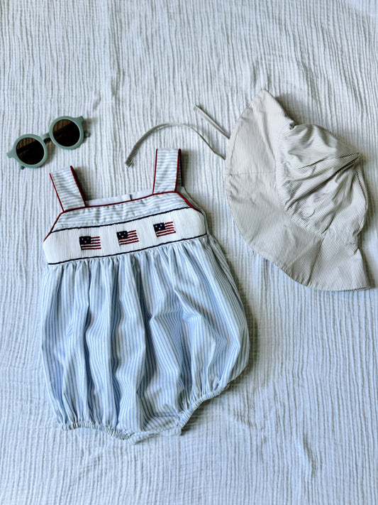 Boys Flag Romper