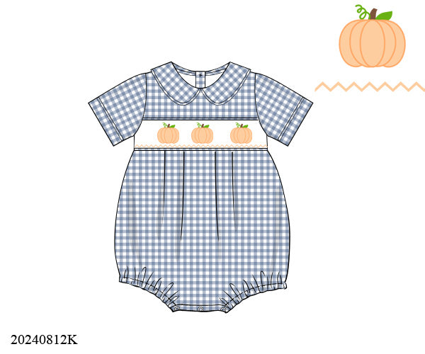 Boys Pumpkin Trio Bubble