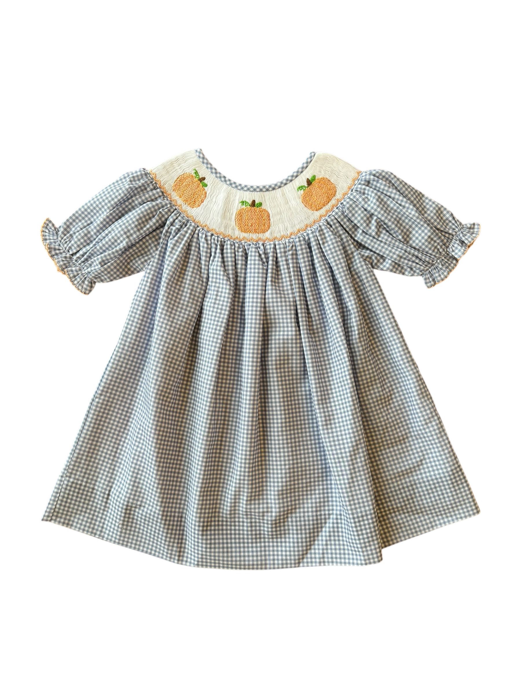 Girl Pumpkin Trio Dress