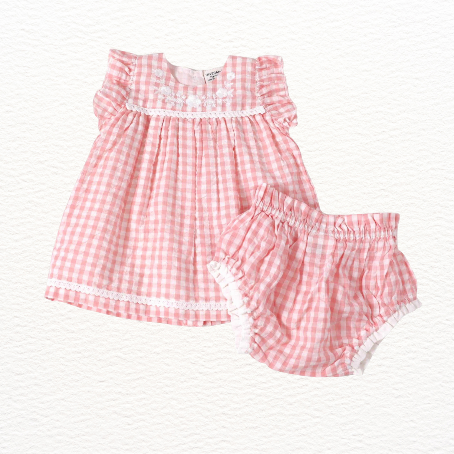 Sophie Seersucker Gingham Dress