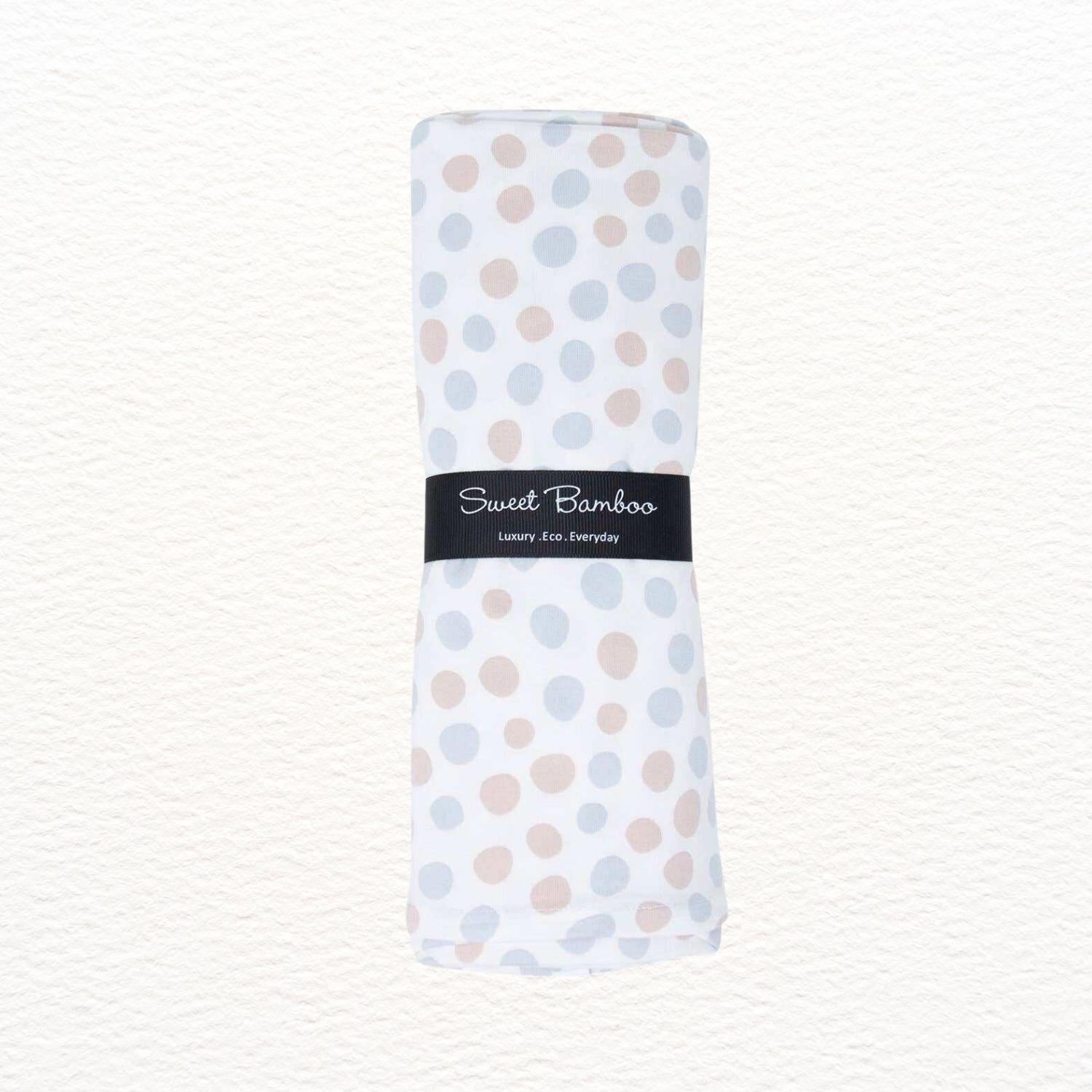 Polka Dot Grey Swaddle