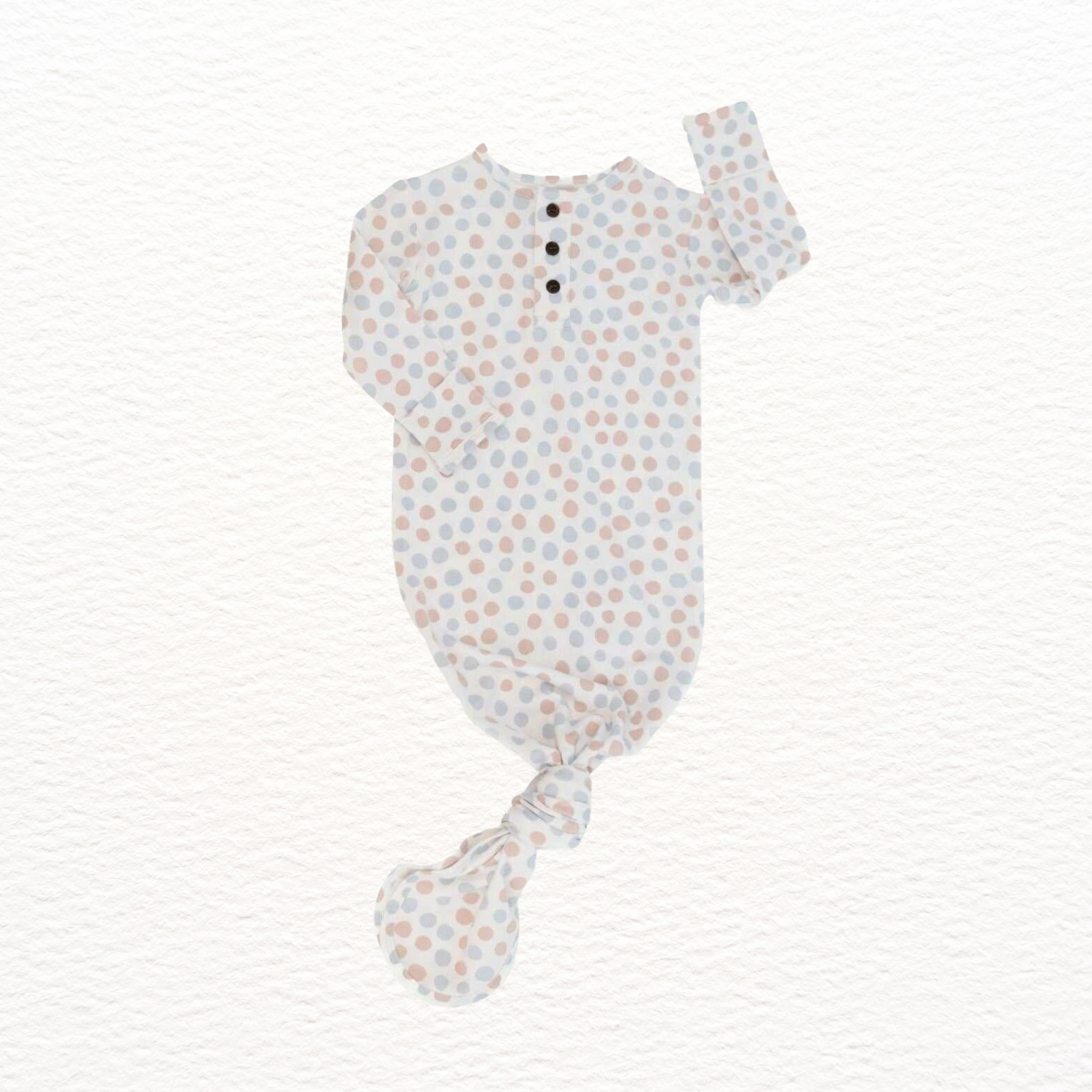 Polka Dot Knotted Gown