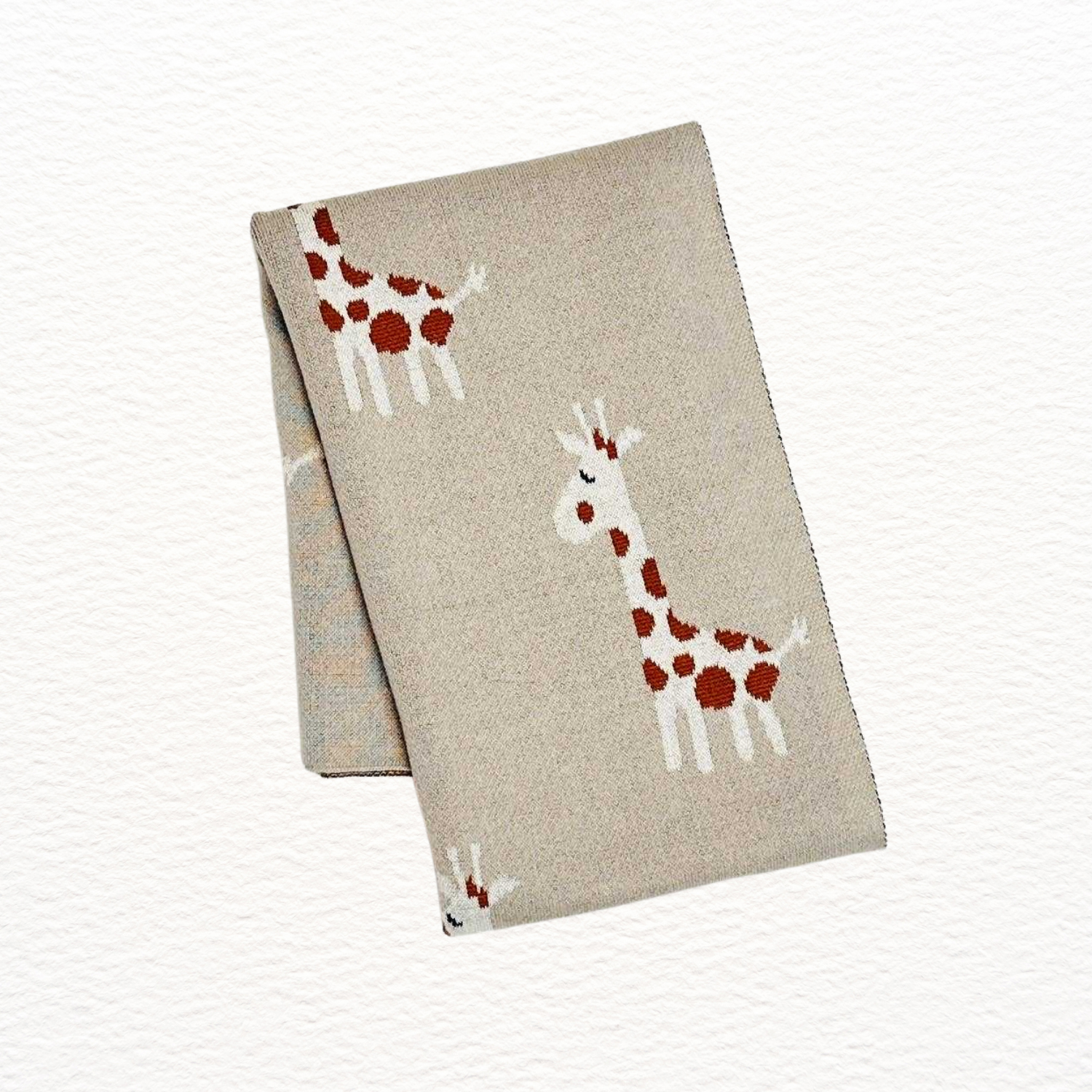 Organic Cotton Baby Blanket - Giraffe