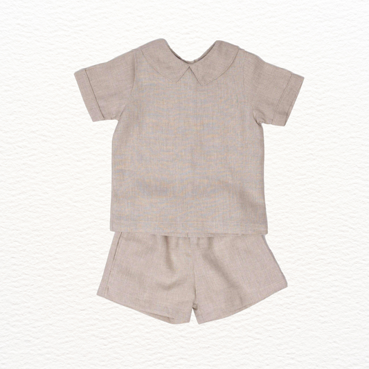 Ethan Tan Linen Set