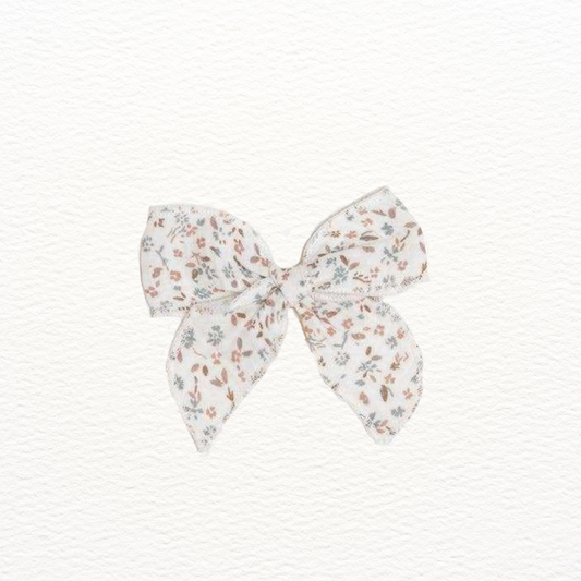 Muslin Bow Clip - Wyn Floral