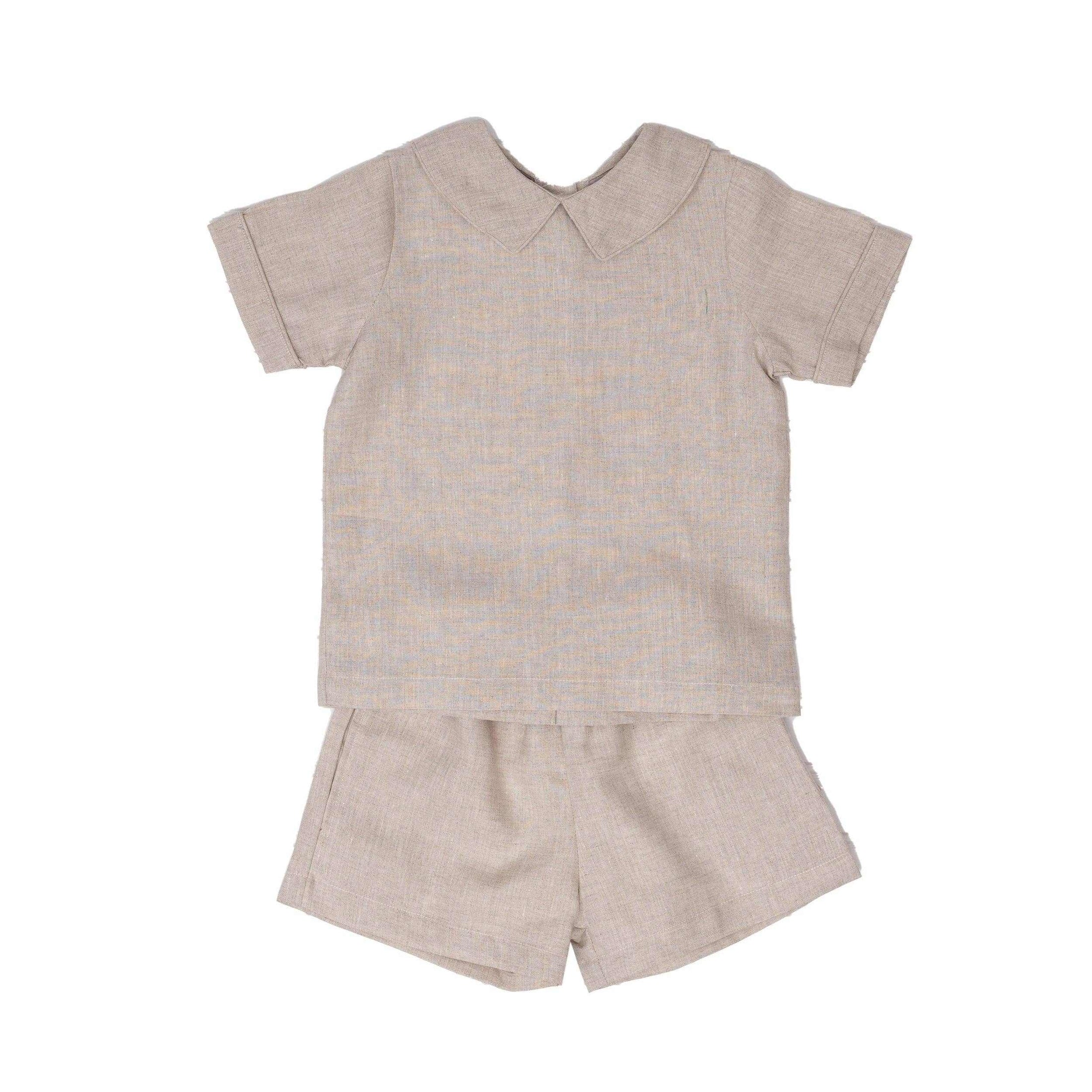 Ethan Tan Linen Set