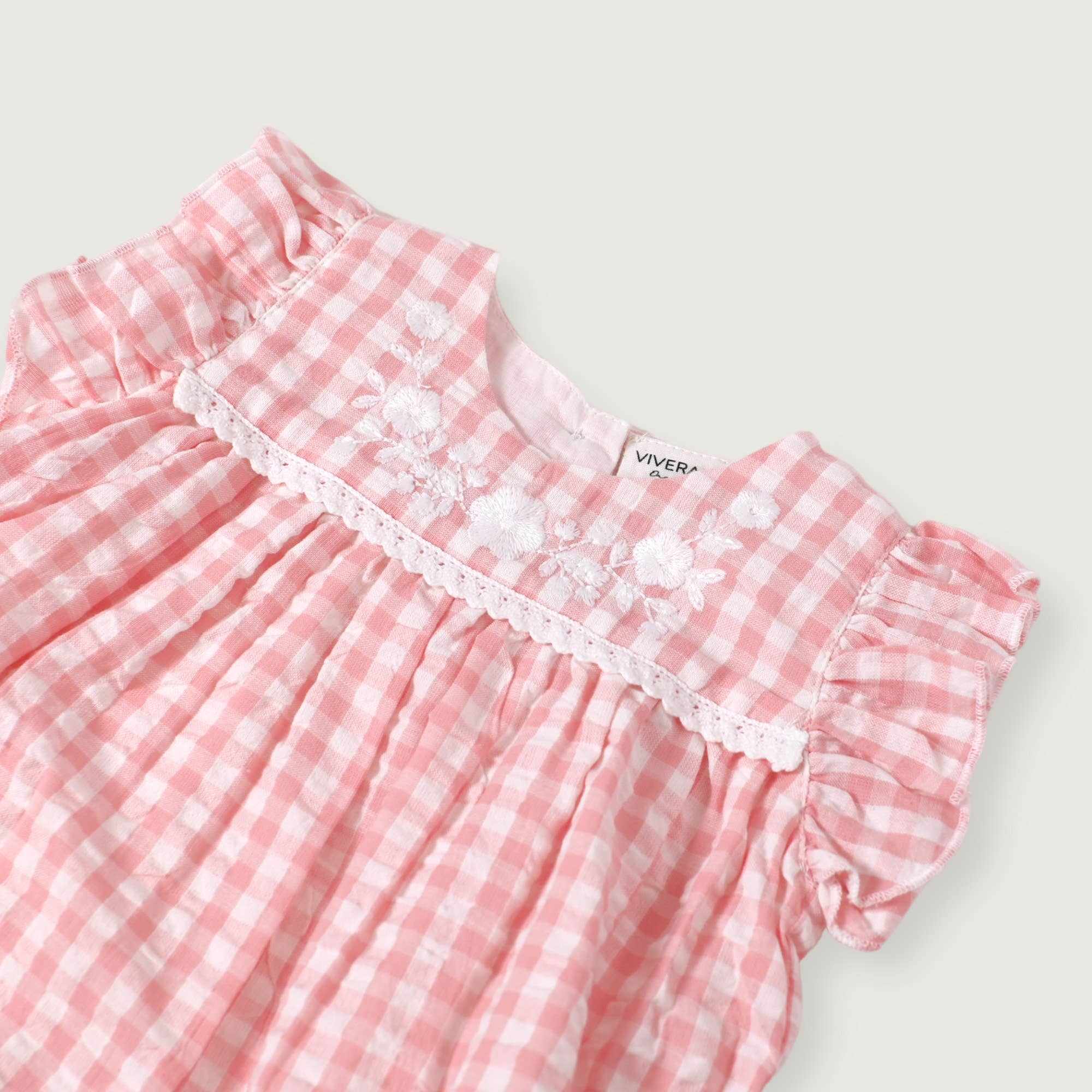 Sophie Seersucker Gingham Dress