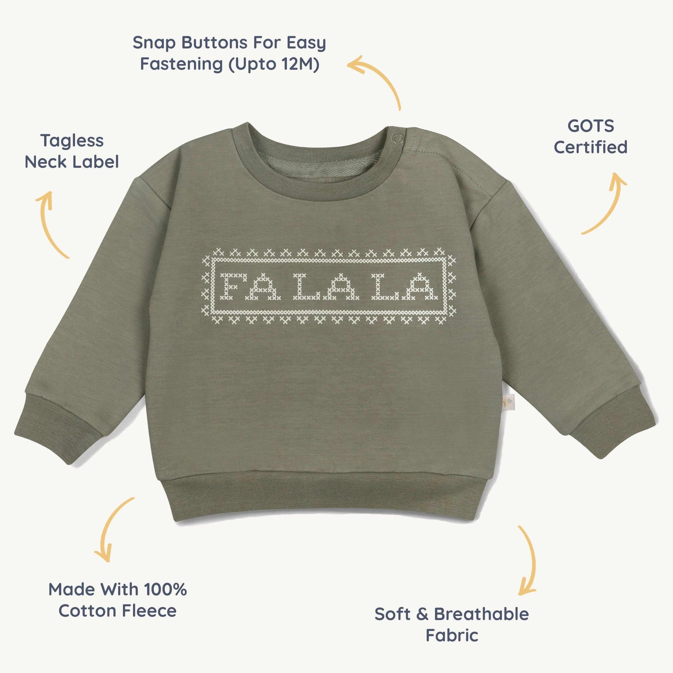 Fa La La Fleece Sweatshirt